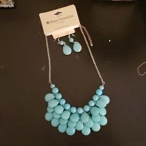 Free w/ Bundle! Blue Necklace.